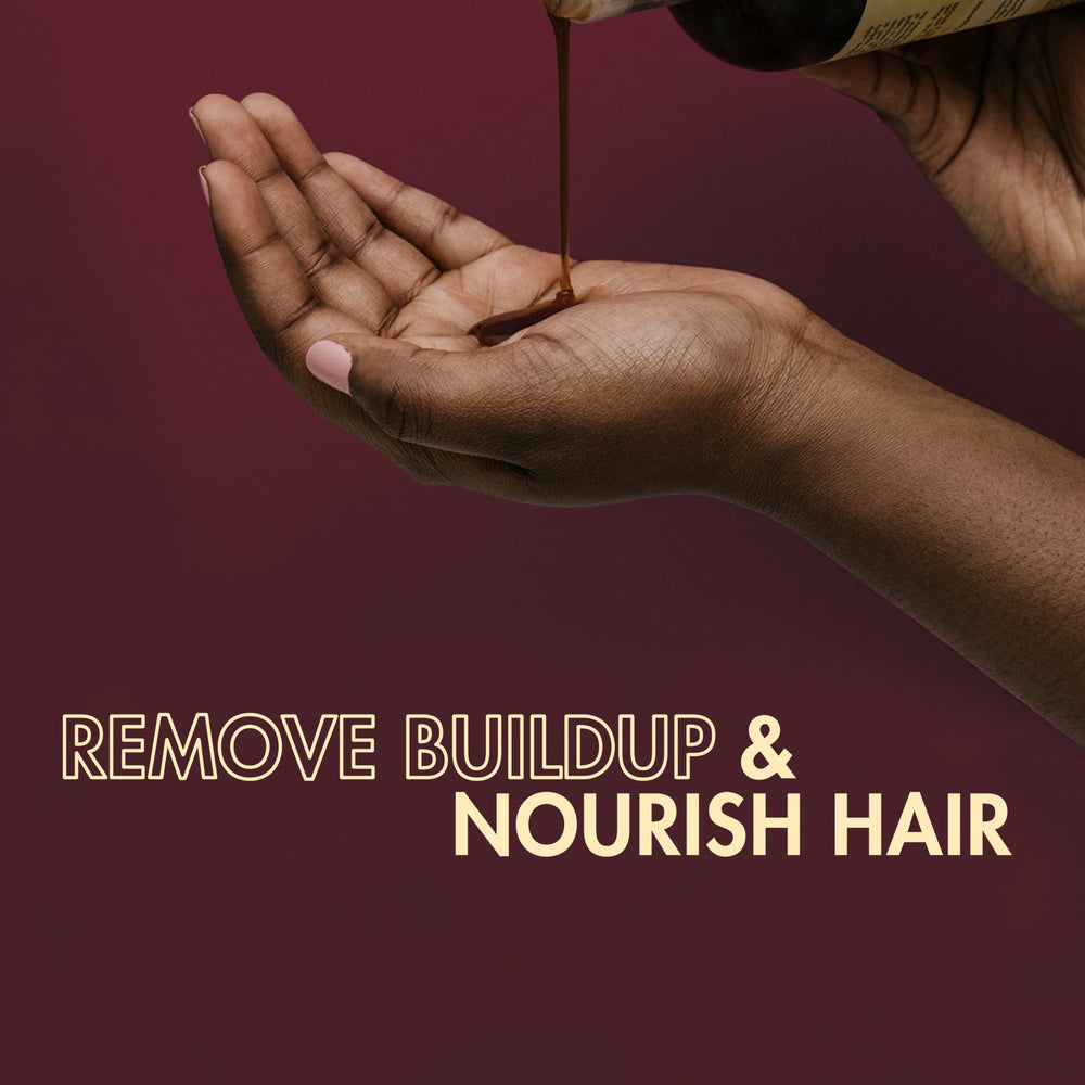 Front view of the SheaMoisture bundle for nourished curls.