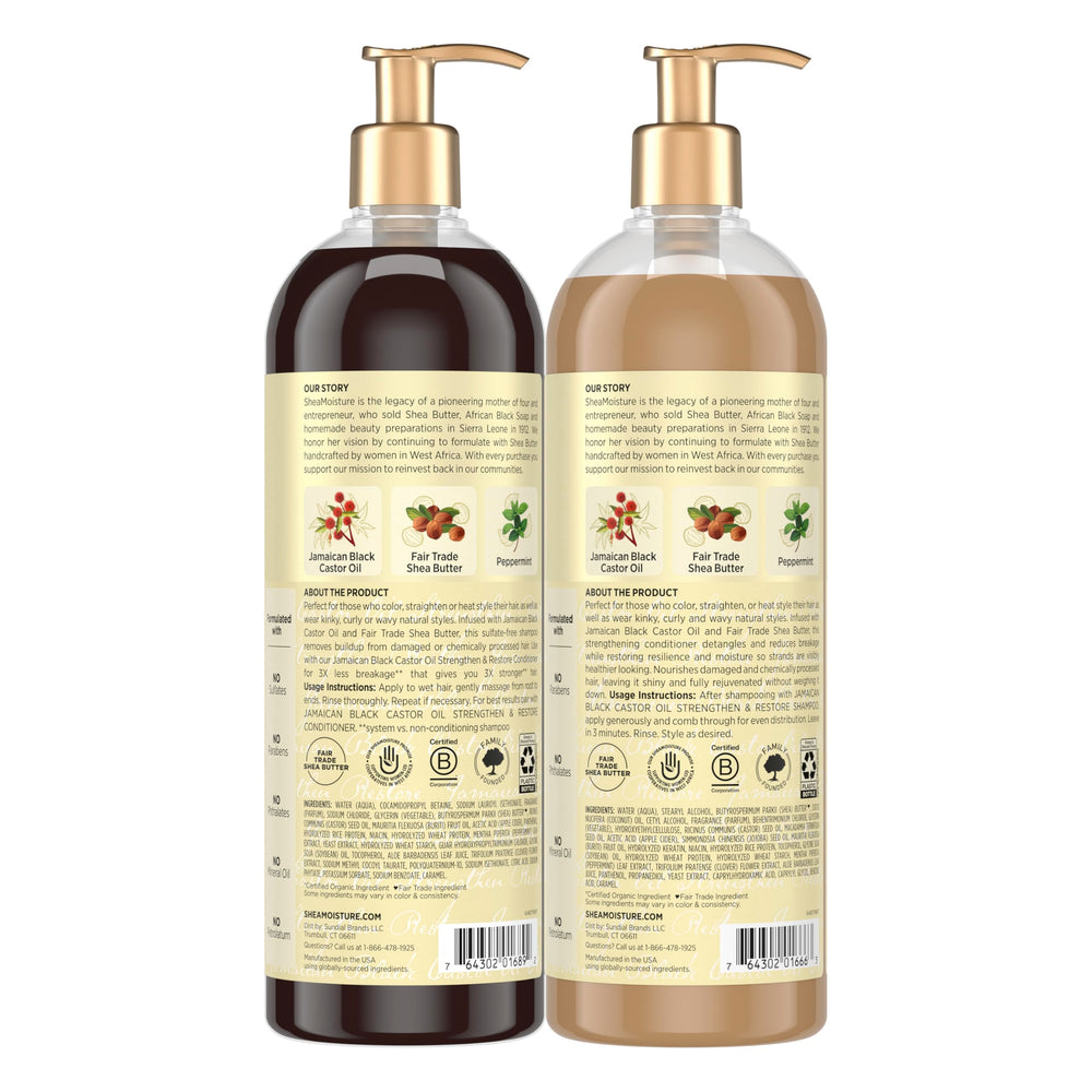 Shampoo label highlights color-safe formula for vibrant hair.