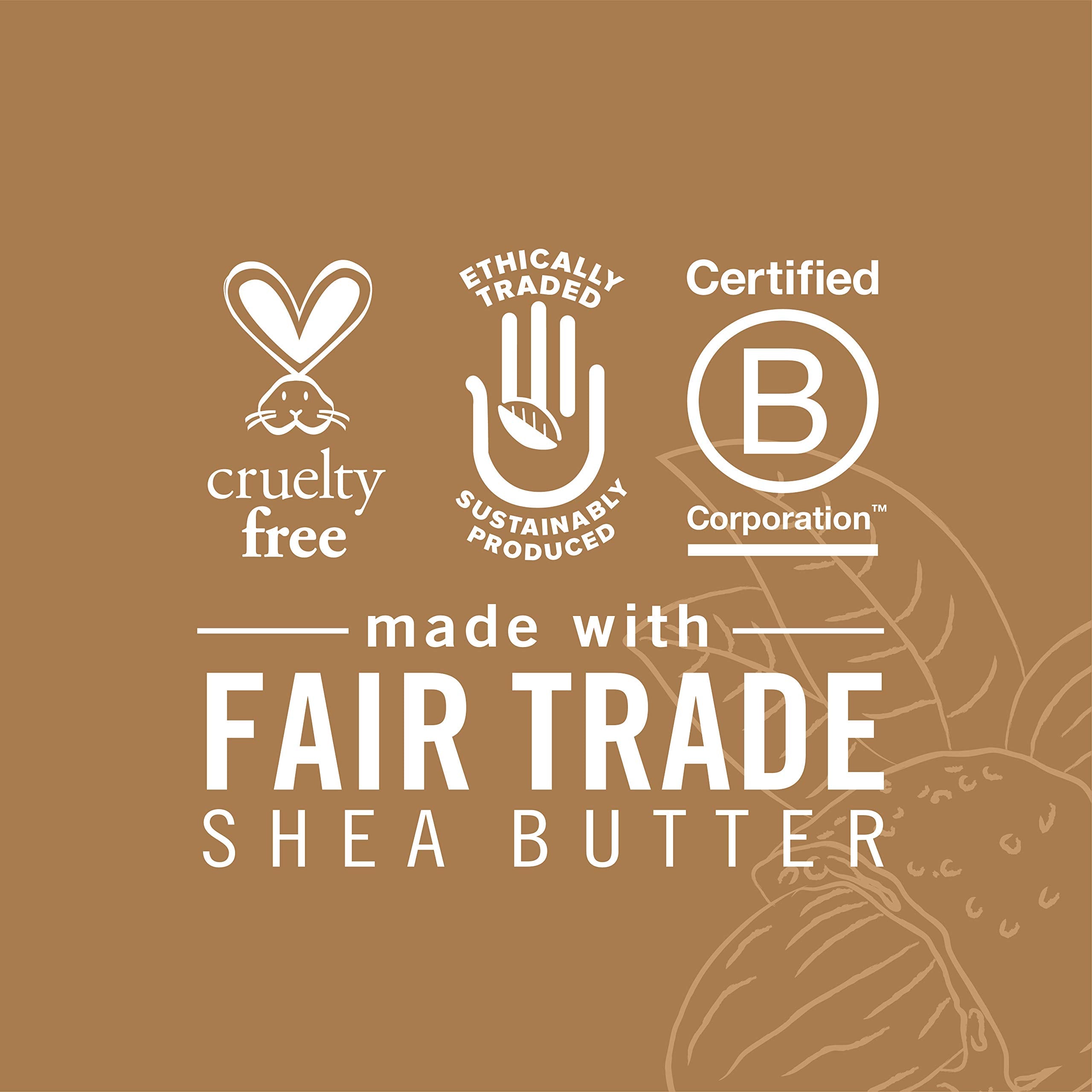 Packaging highlights cruelty-free promise and vitamin-rich almond oil.