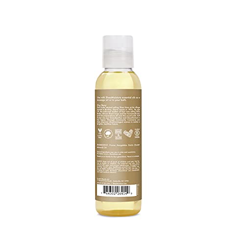 Pour of SheaMoisture Sweet Almond Oil for quick post-shower nourishment.