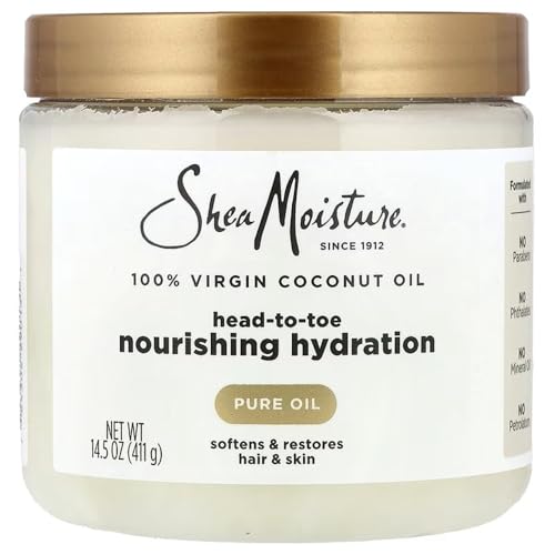SheaMoisture textura de absorción rápida del aceite de coco.