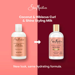 Textura sedosa de SheaMoisture en crema para rizos y ritual de cuidado