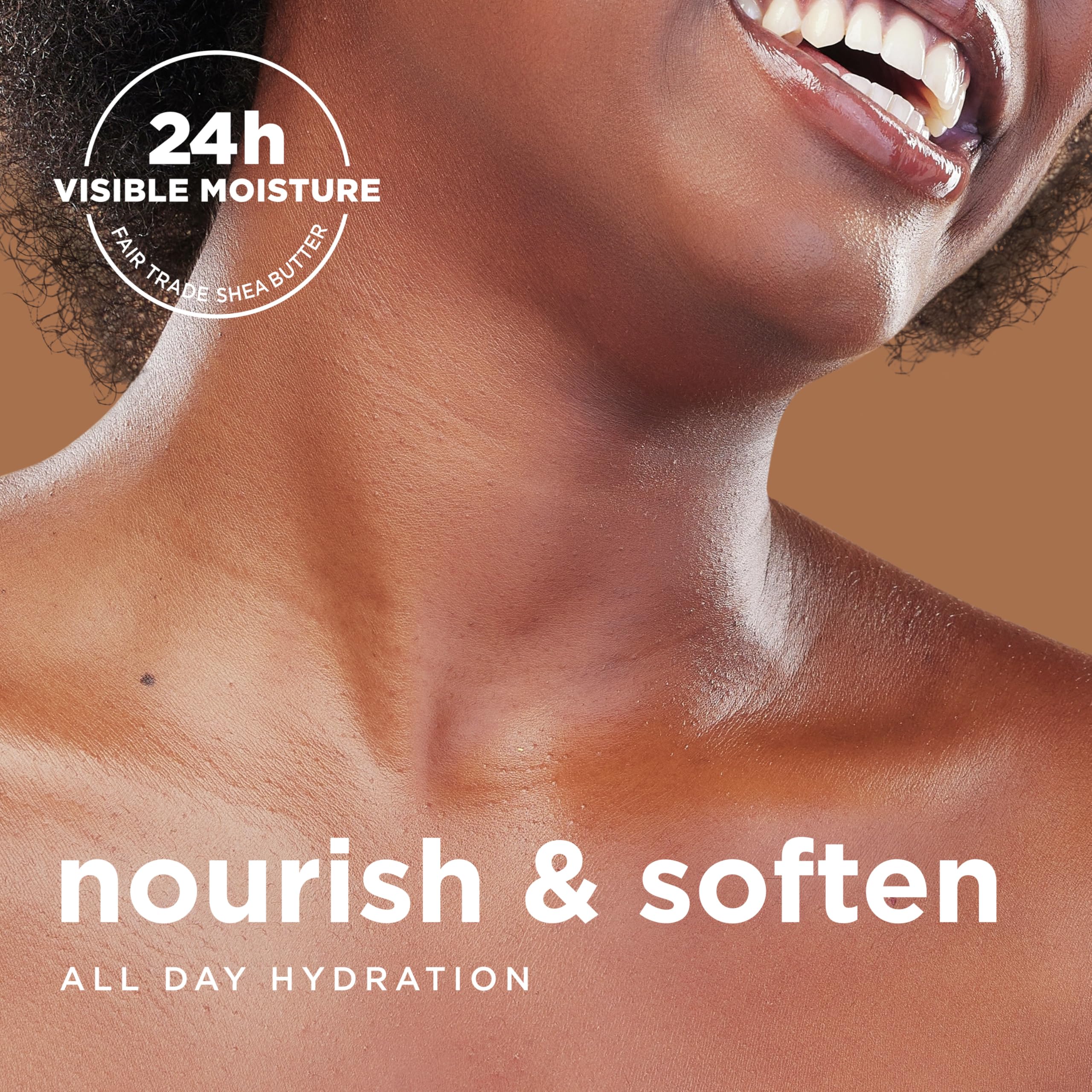Skin calm and moisturized after using SheaMoisture Virgin Coconut Oil Body Wash