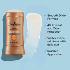 SheaMoisture Vitamin C Niacinamide formula close-up focusing on even tone