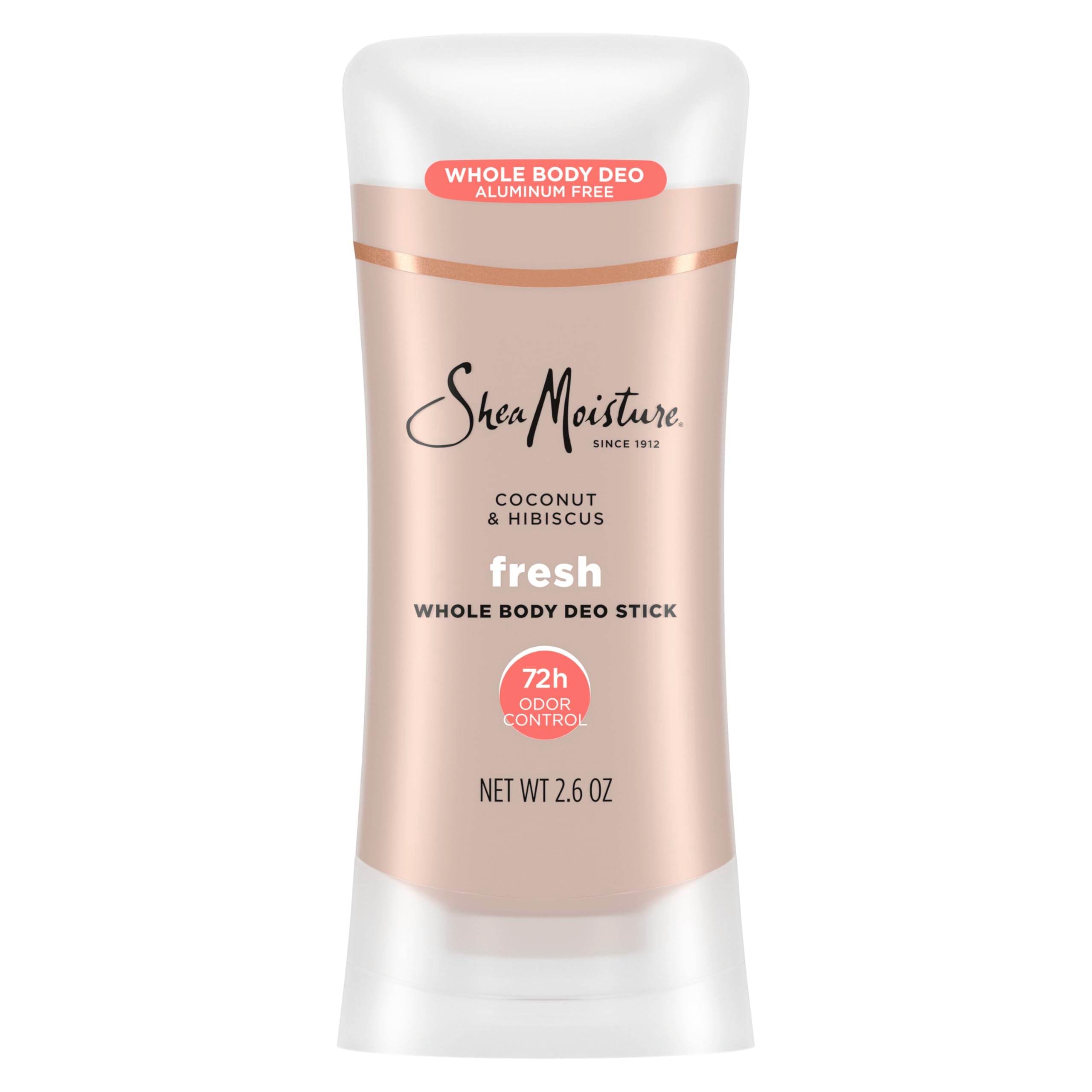 SheaMoisture Whole Body Deodorant Stick application ensures all-over odor control.