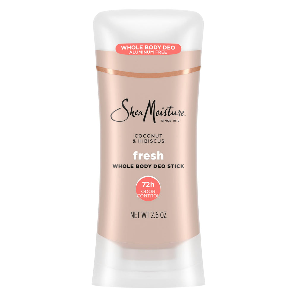 SheaMoisture Whole Body Deodorant Stick application ensures all-over odor control.