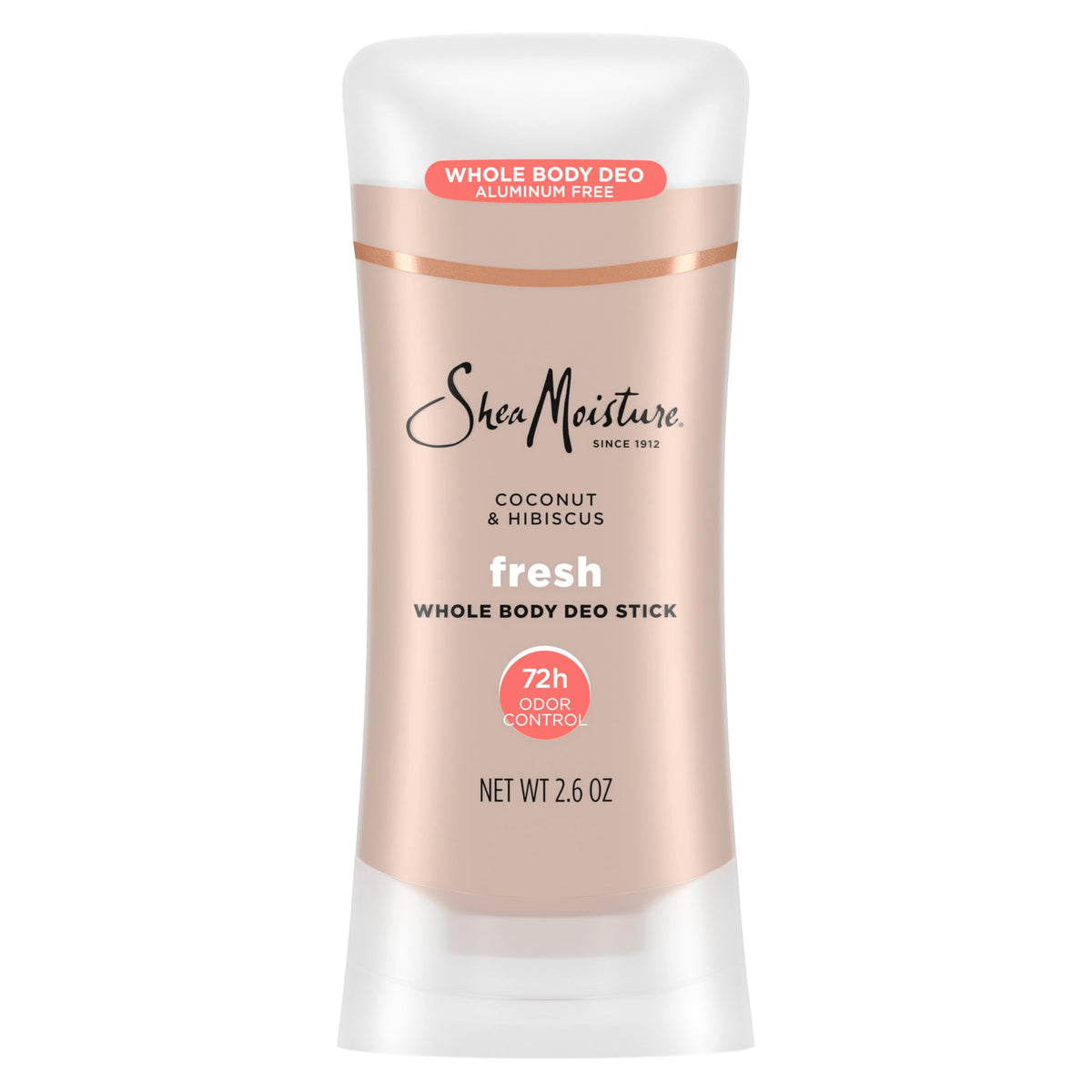 SheaMoisture Whole Body Deodorant Stick application ensures all-over odor control.