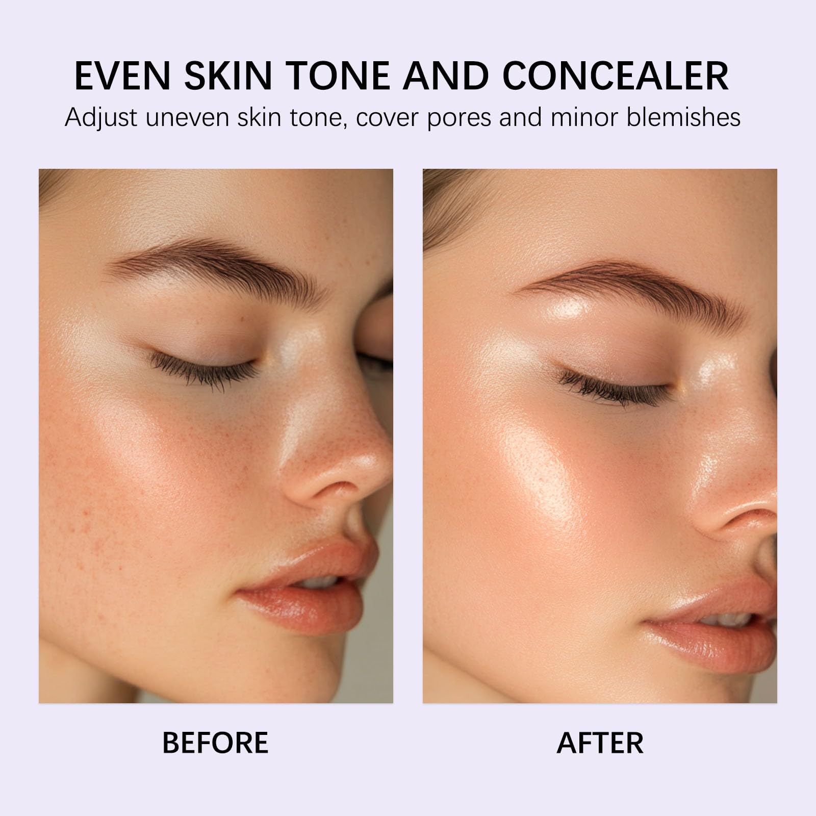Sheghy Balm Foundation vegan formula is gentle for sensitive skin.