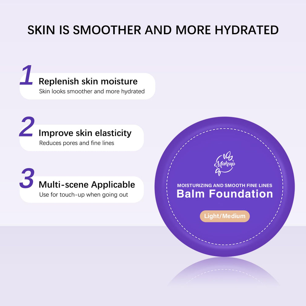 Sheghy Balm Foundation diffuses fine lines for a smoother appearance.