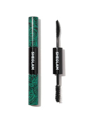 SHEGLAM 2-in-1 mascara curved brush lengthens and separates lashes for definition