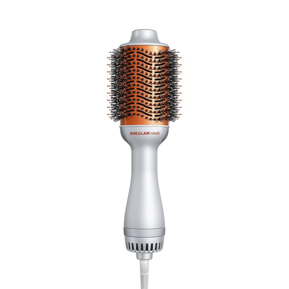 SHEGLAM 4-in-1 hot air brush front view for quick, versatile styling.