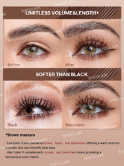 SHEGLAM All-In-One mascara layered application demonstrates bold color payoff