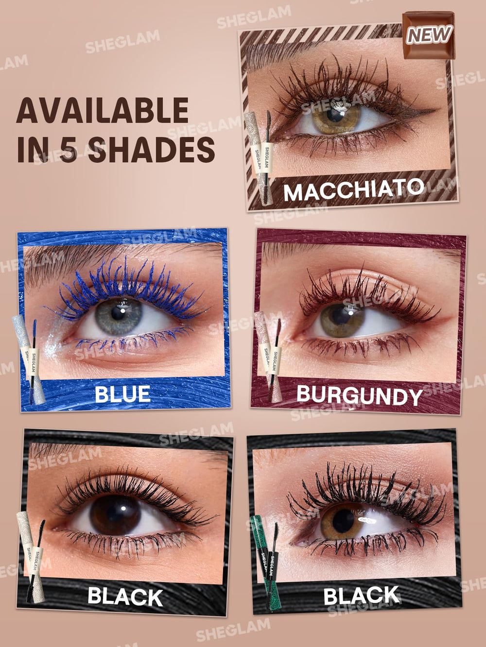 SHEGLAM All-In-One mascara volume and length for dramatic lashes