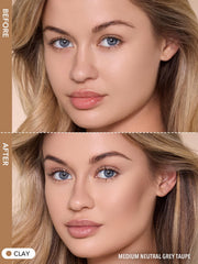 SHEGLAM aplicador dual: esponja para difuminar y punta para definición.
