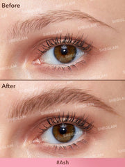 SHEGLAM Brow-Fection microblade brow effect creates hair-like strokes.