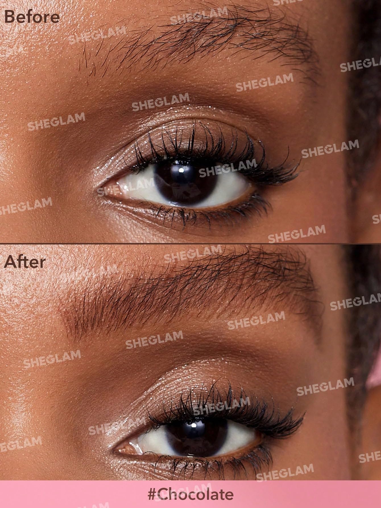 SHEGLAM Brow-Fection waterproof long-wear formula delivers lasting definition.