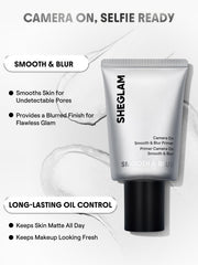 SHEGLAM Camera On Smooth Blur Primer cap closeup highlighting easy application
