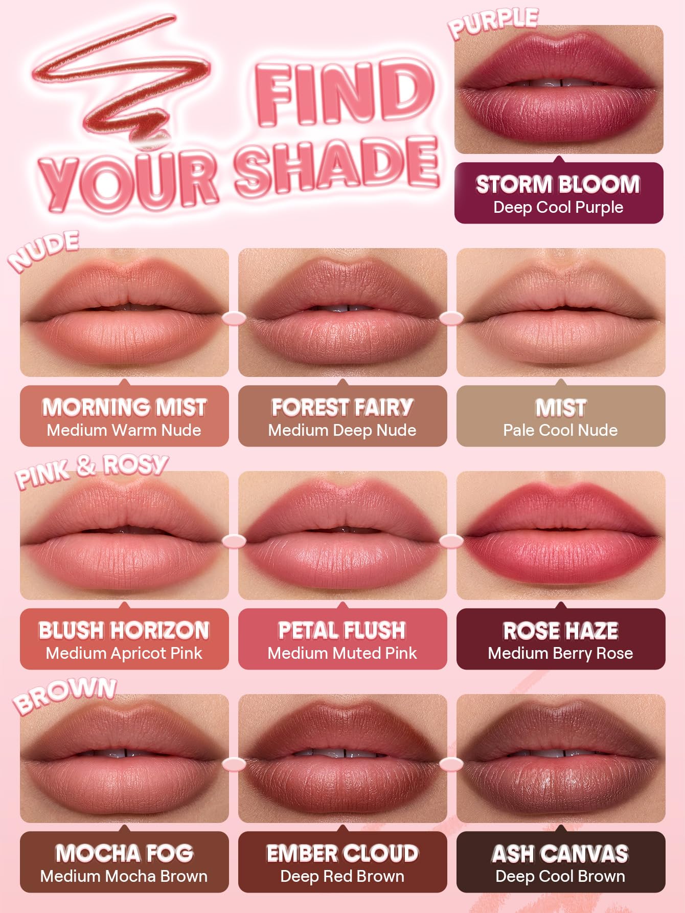 Applying SHEGLAM Cloudline Blur Lip Liner on lips highlights precise definition.