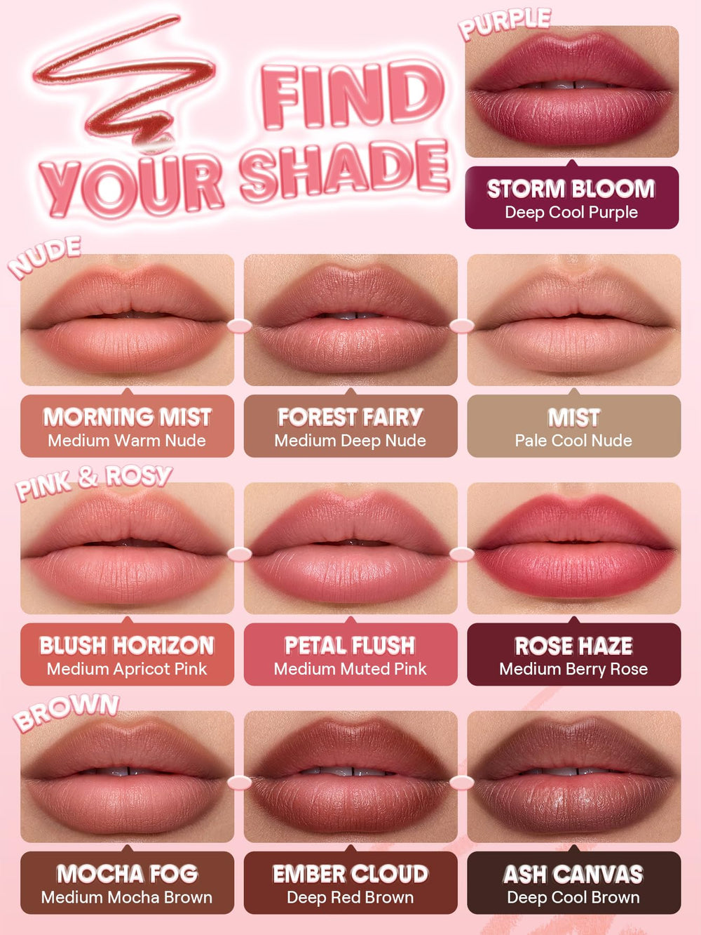 Applying SHEGLAM Cloudline Blur Lip Liner on lips highlights precise definition.