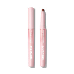 SHEGLAM Cloudline Blur Lip Liner Ember Cloud showing a diffused lip edge for a soft finish