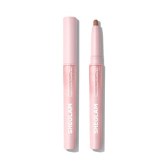SHEGLAM Cloudline Blur Lip Liner Mocha Fog packaging highlights vegan, cruelty-free design for clean edges.