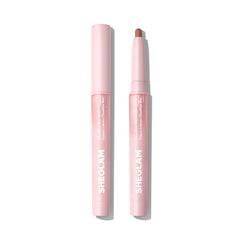 SHEGLAM Cloudline Blur Lip Liner Forest Fairy packaging shows a premium vegan formula for smooth precision.