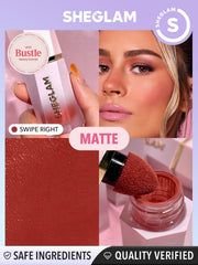 Applying SHEGLAM Color Bloom with finger for easy blend