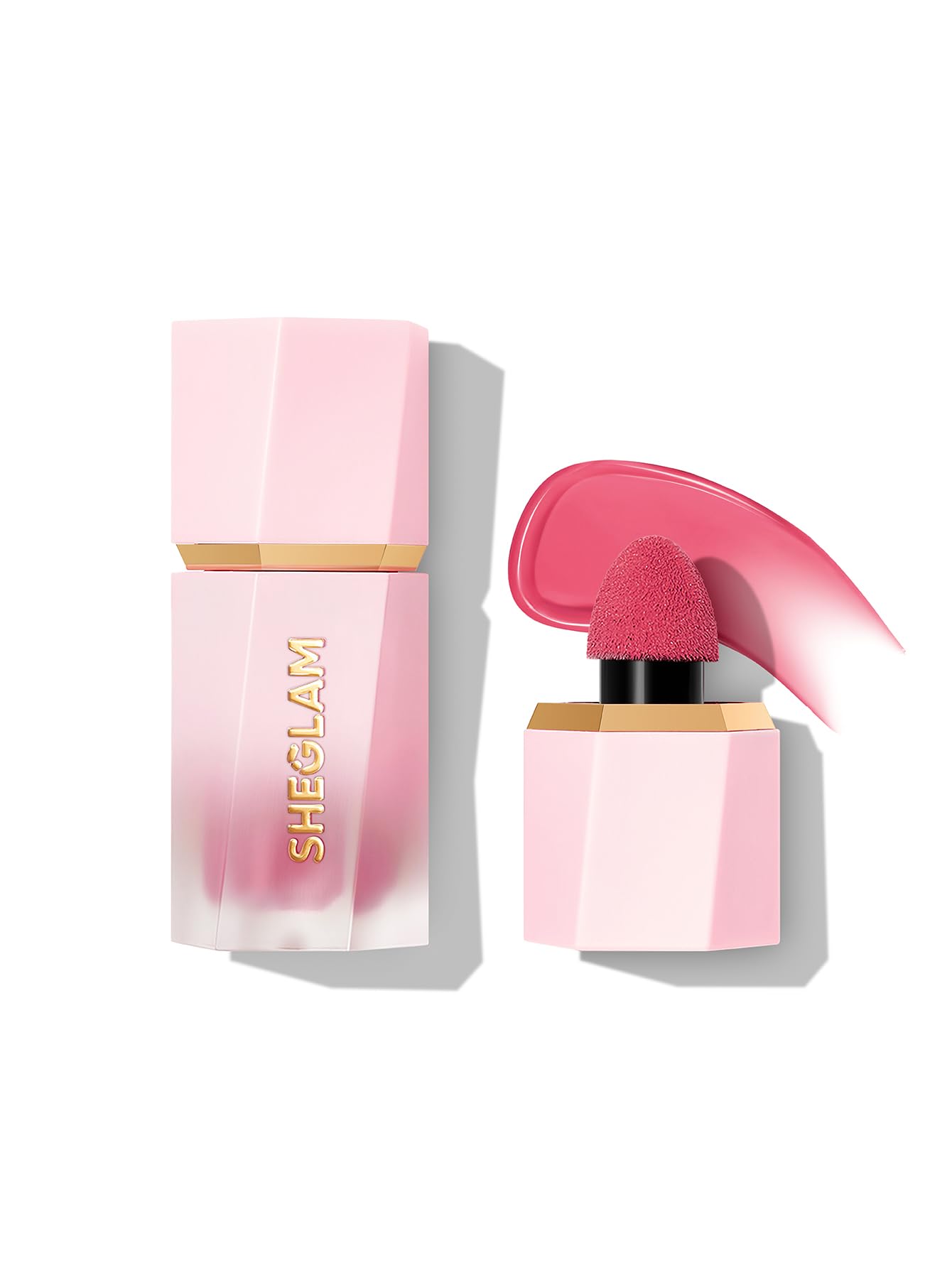 SHEGLAM Color Bloom Liquid Blush compact palette for easy shade selection and application.