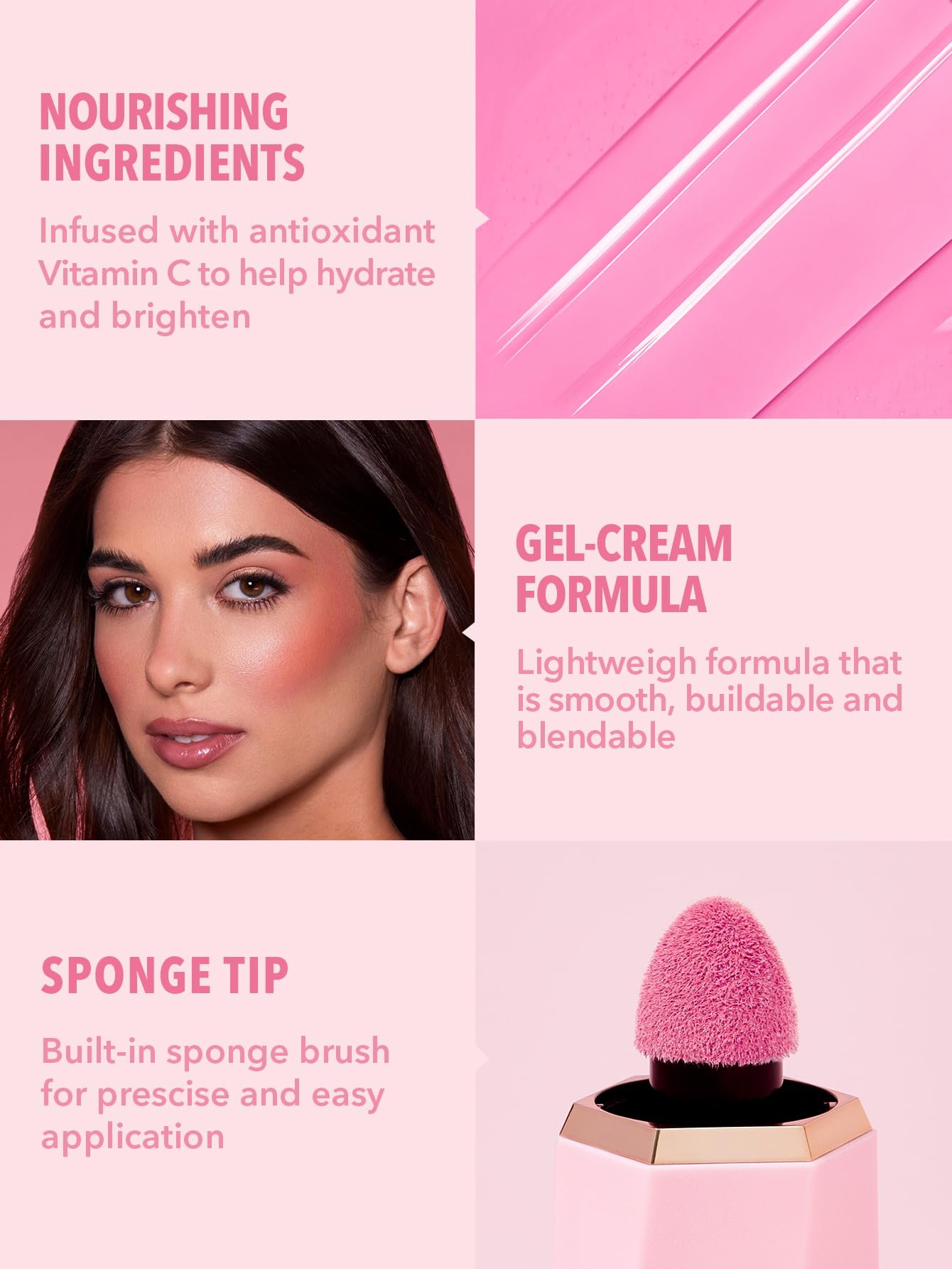 SHEGLAM Color Bloom Liquid Blush Night Drive vitamin C brightens and softens skin