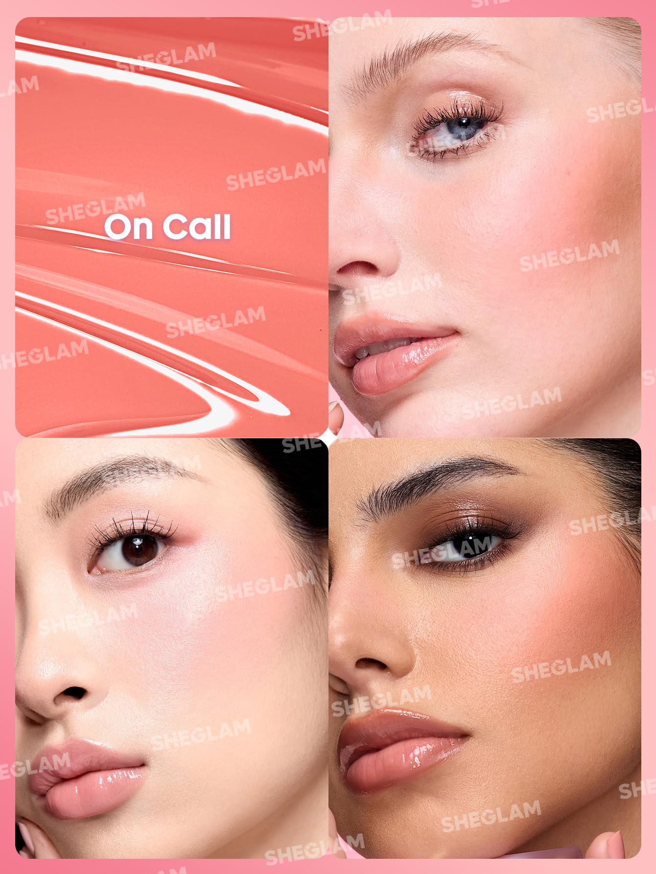SHEGLAM Color Bloom Liquid Blush-On light coverage enhances natural complexion
