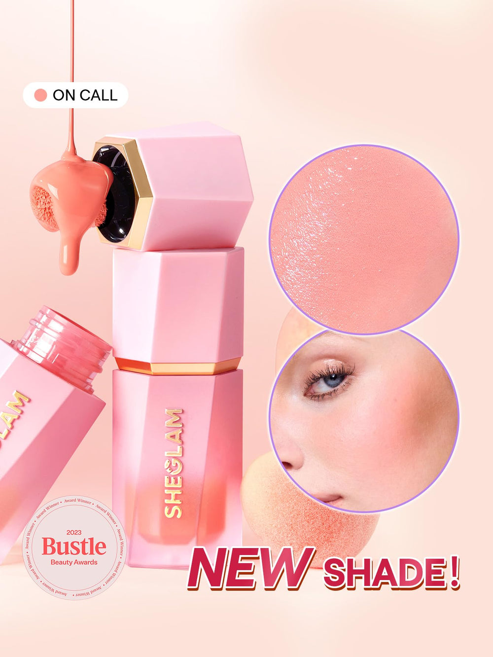 SHEGLAM Color Bloom Liquid Blush-On waterproof formula stays put through activities