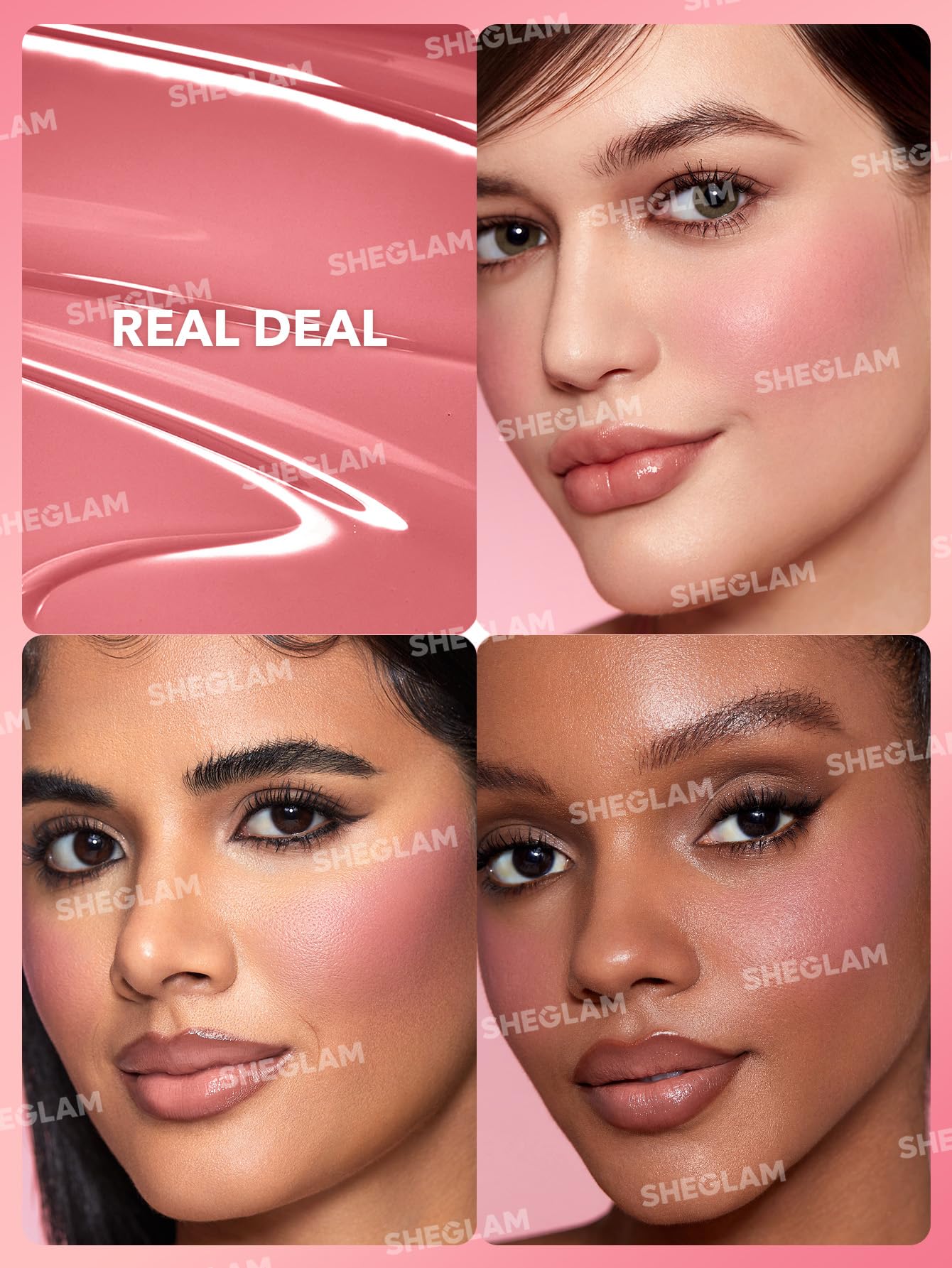 SHEGLAM Color Bloom Liquid Blush packaging on counter for easy grab-and-go