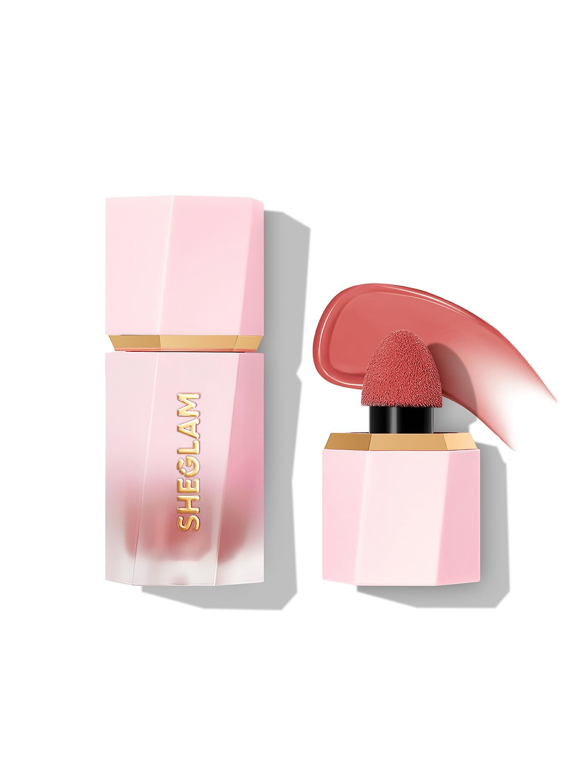 SHEGLAM Color Bloom Liquid Blush Rose Ritual packshot showing creamy natural flush