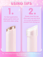 Brillo Champagne de SHEGLAM Crystal Jelly Glaze Stick para un toque luminoso.