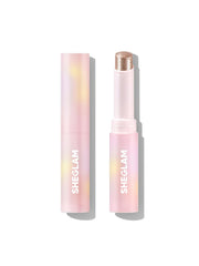 El SHEGLAM Crystal Jelly Glaze Stick proporciona sombra plateada con brillo duradero.