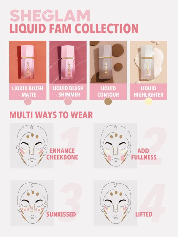 SHEGLAM Glow Bloom applied near eyes for bright, lifted appearance.