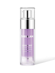 SHEGLAM Good Grip Primer Blueberry AHA bottle enhances hydration for a smoother makeup base.