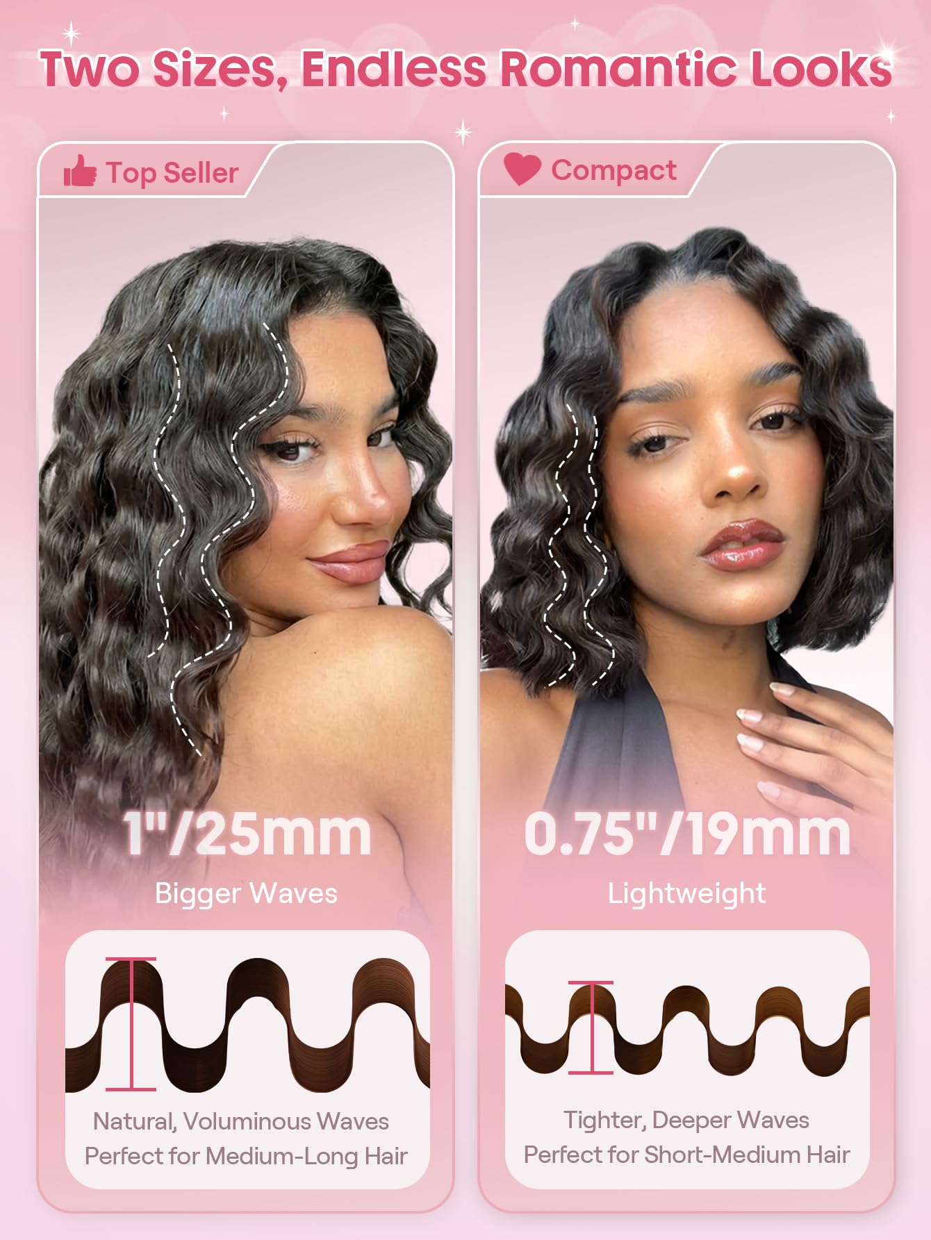 SHEGLAM heart-pattern cord strap keeps the cord organized and tangle-free.