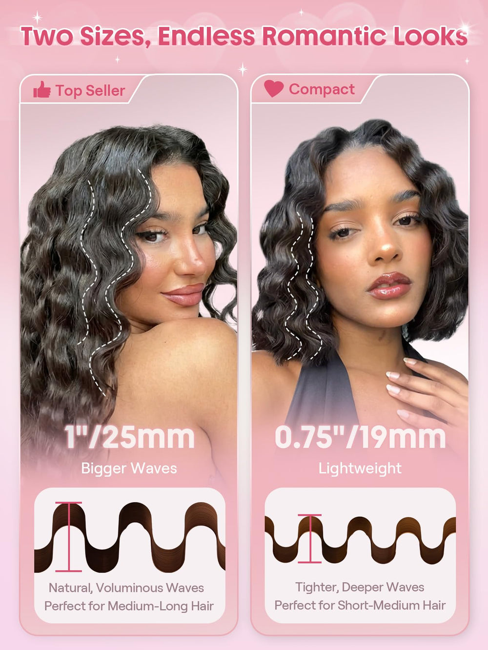 SHEGLAM heart-pattern cord strap keeps the cord organized and tangle-free.