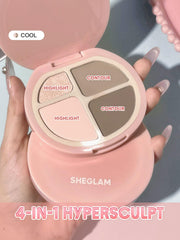 SHEGLAM Hypersculpt en empaque compacto para viaje y retoques.