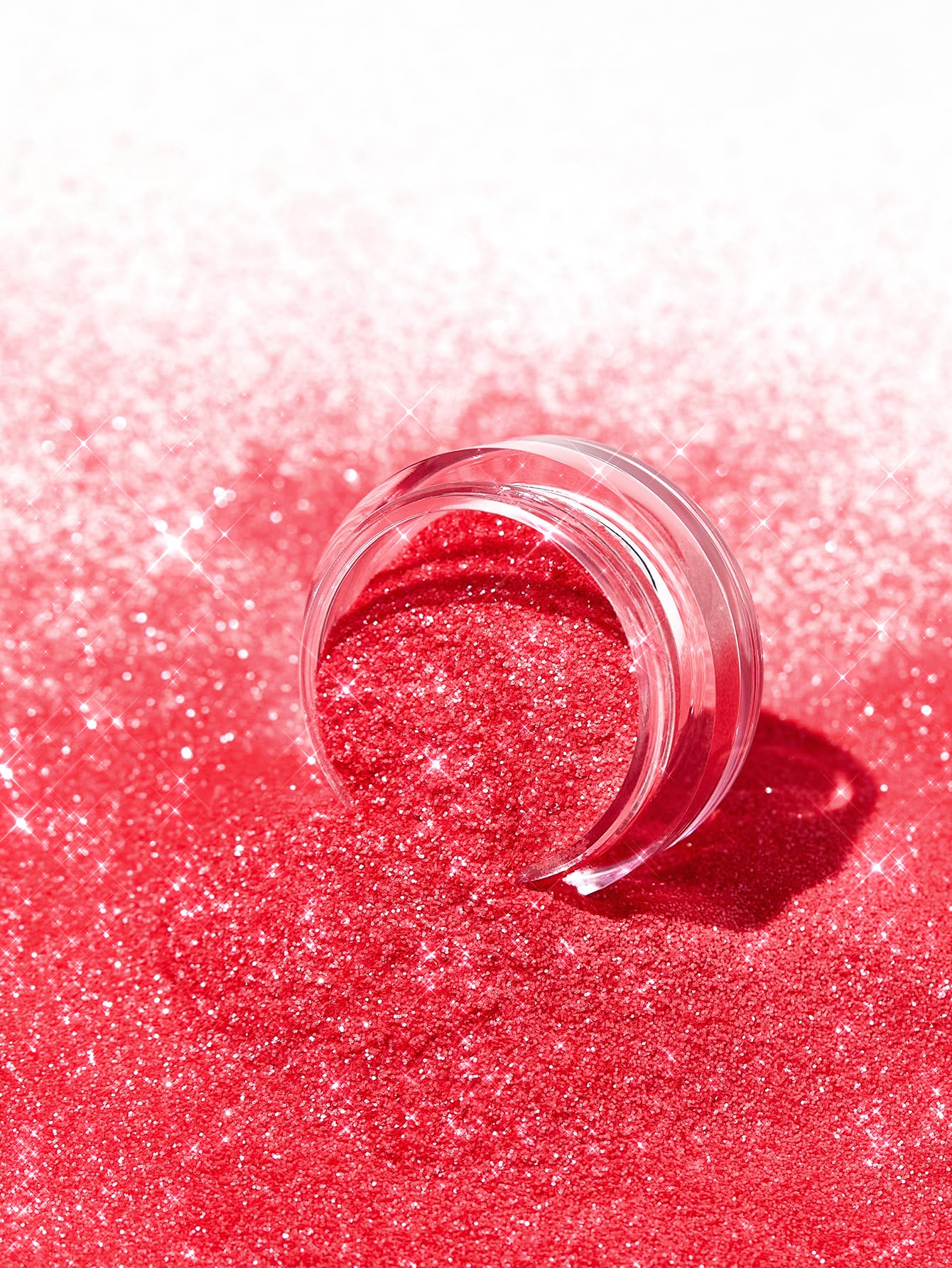 SHEGLAM Lip Dazzler final gloss on lips delivers lasting shine.