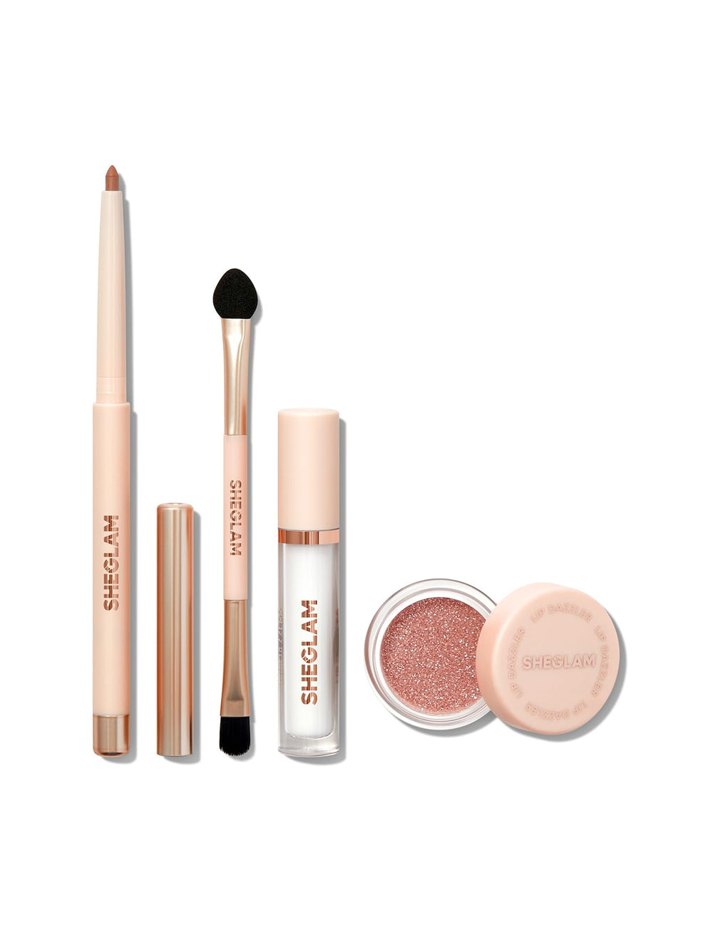 SHEGLAM Lip Dazzler Kit front view for instant glam looks.