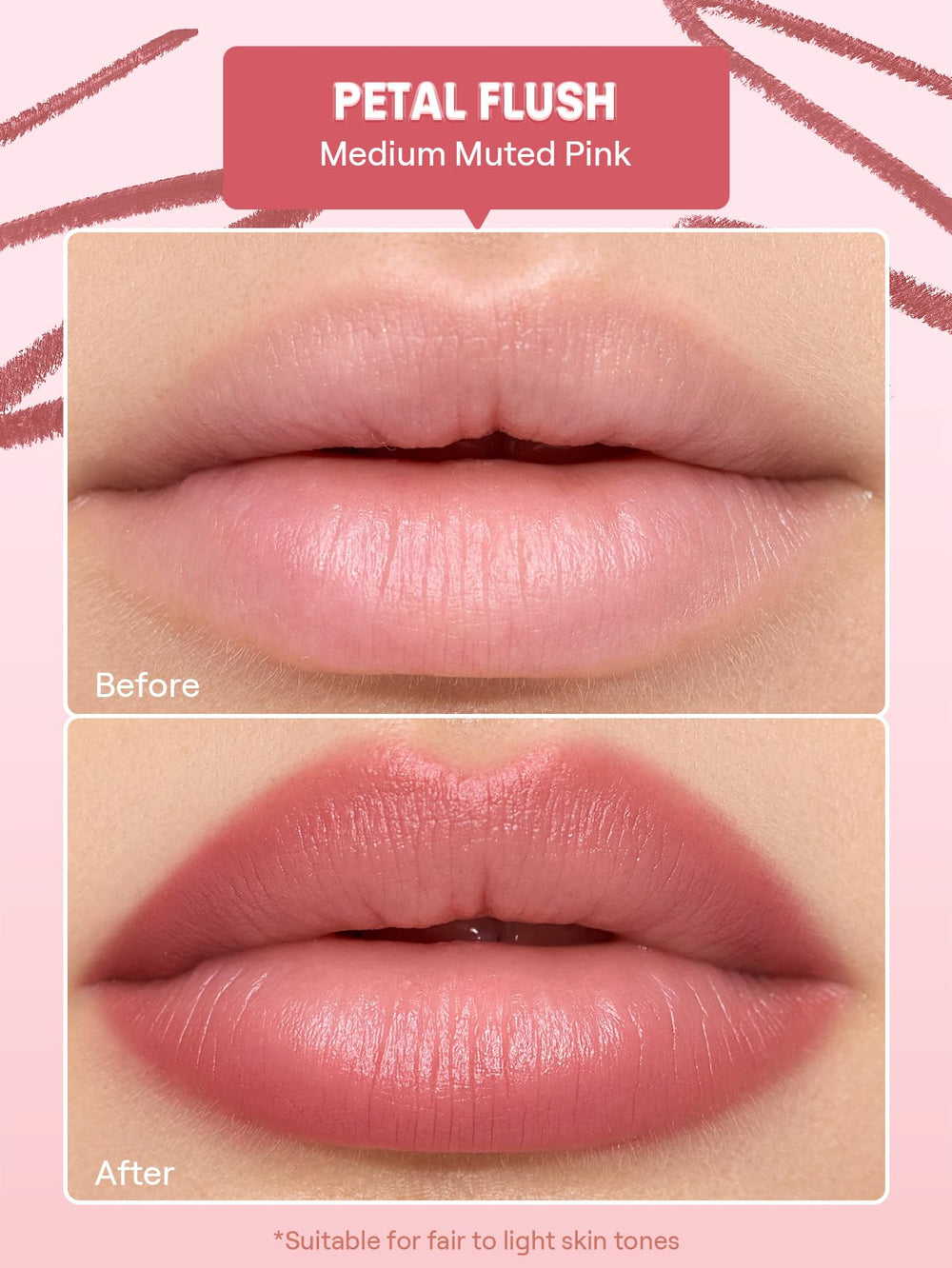 Layering under gloss with SHEGLAM Cloudline enhances blendability and shaping.