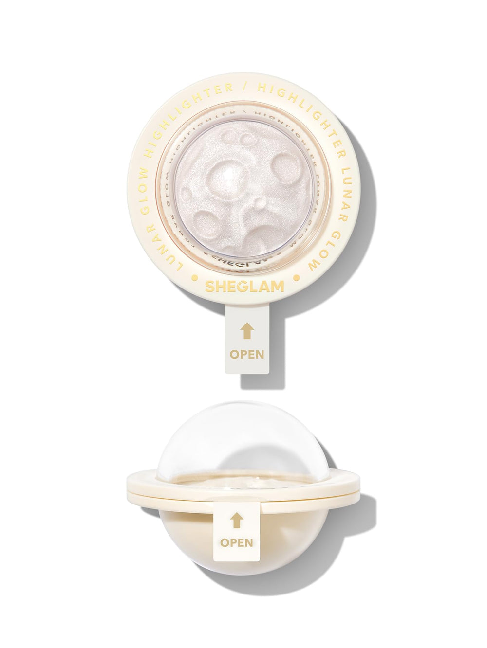 SHEGLAM Lunar Glow Highlighter compact for luminous cheeks