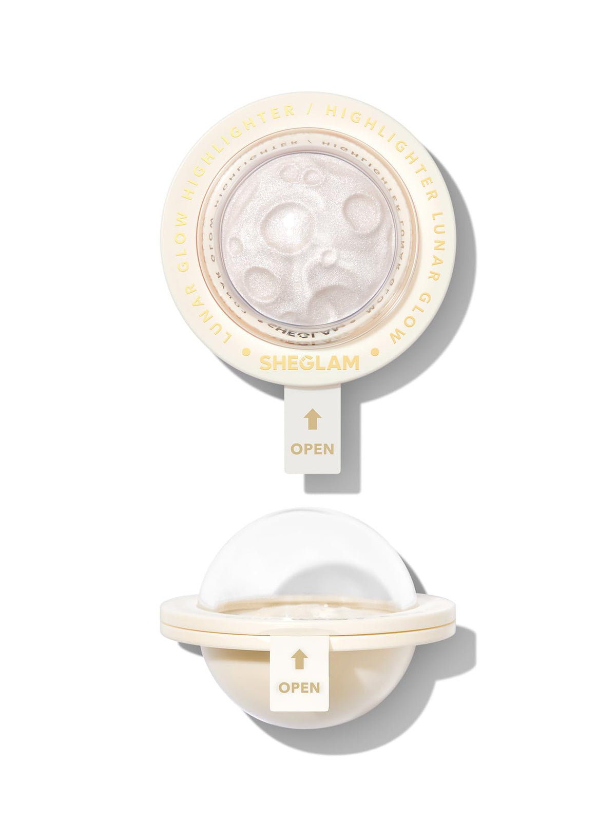 SHEGLAM Lunar Glow Highlighter compact for luminous cheeks