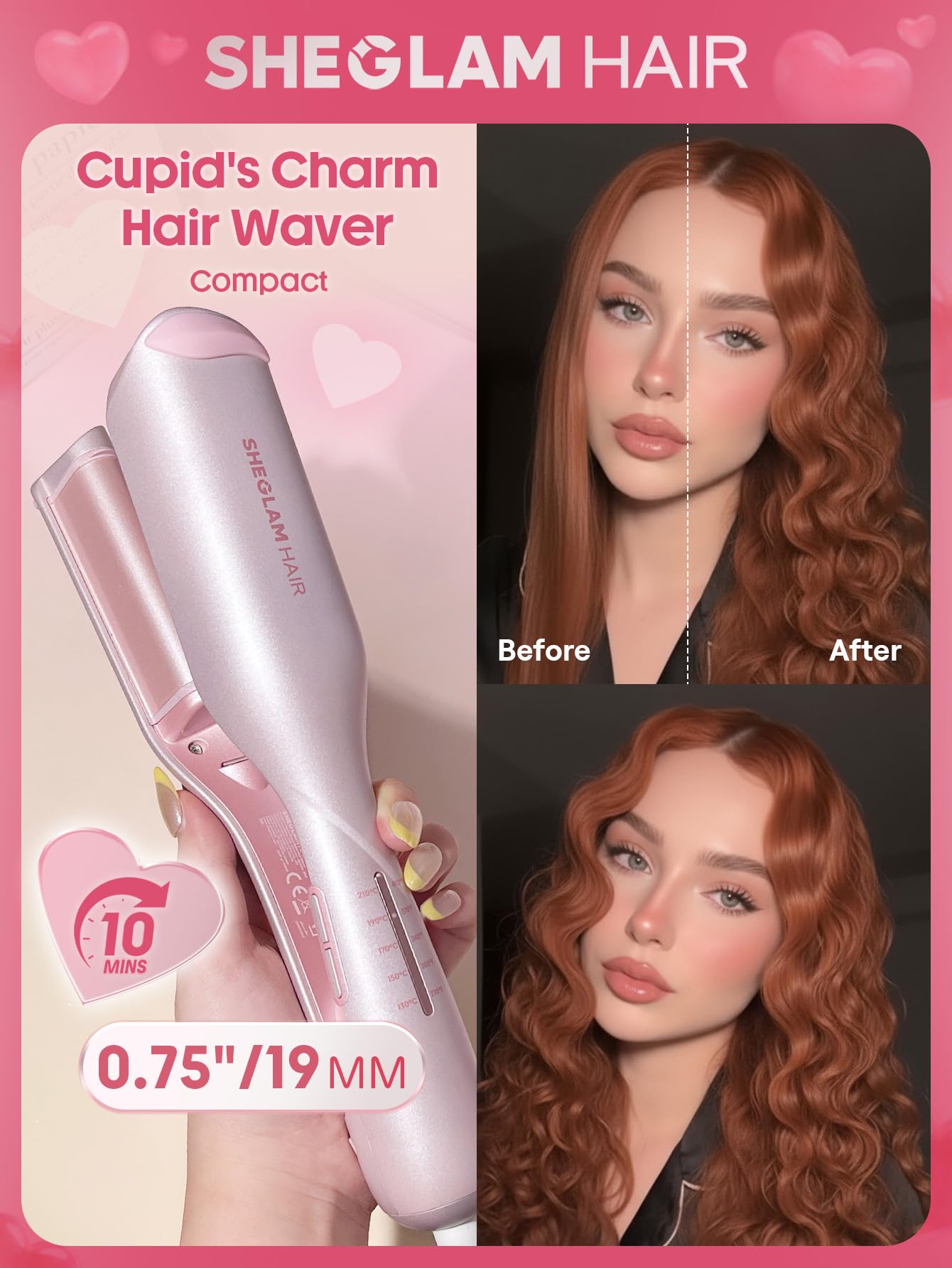 SHEGLAM Pink Edition gift box highlighting a ready-to-gift package for Valentine’s.