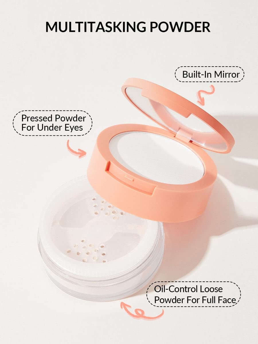 SHEGLAM Polvo Insta-Ready: ojeras difuminadas y fijadas sin resecar.