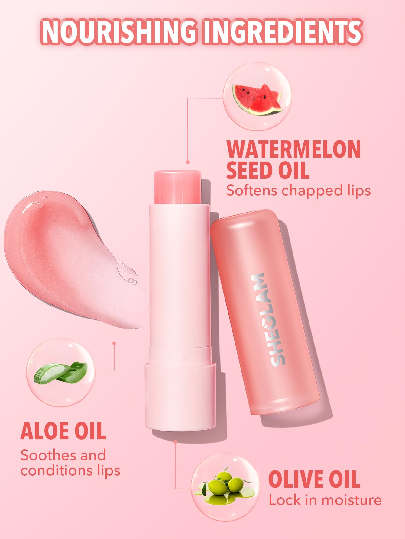 SHEGLAM Pout PHresh aloe suaviza y acondiciona los labios