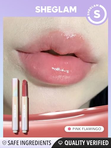Swatch of SHEGLAM PoutPerfect Pink Flamingo for vivid color