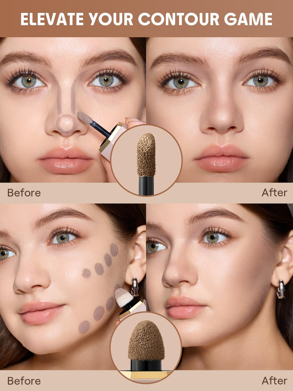 SHEGLAM Precision Sculpt Contorno líquido textura sedosa para difuminar capas